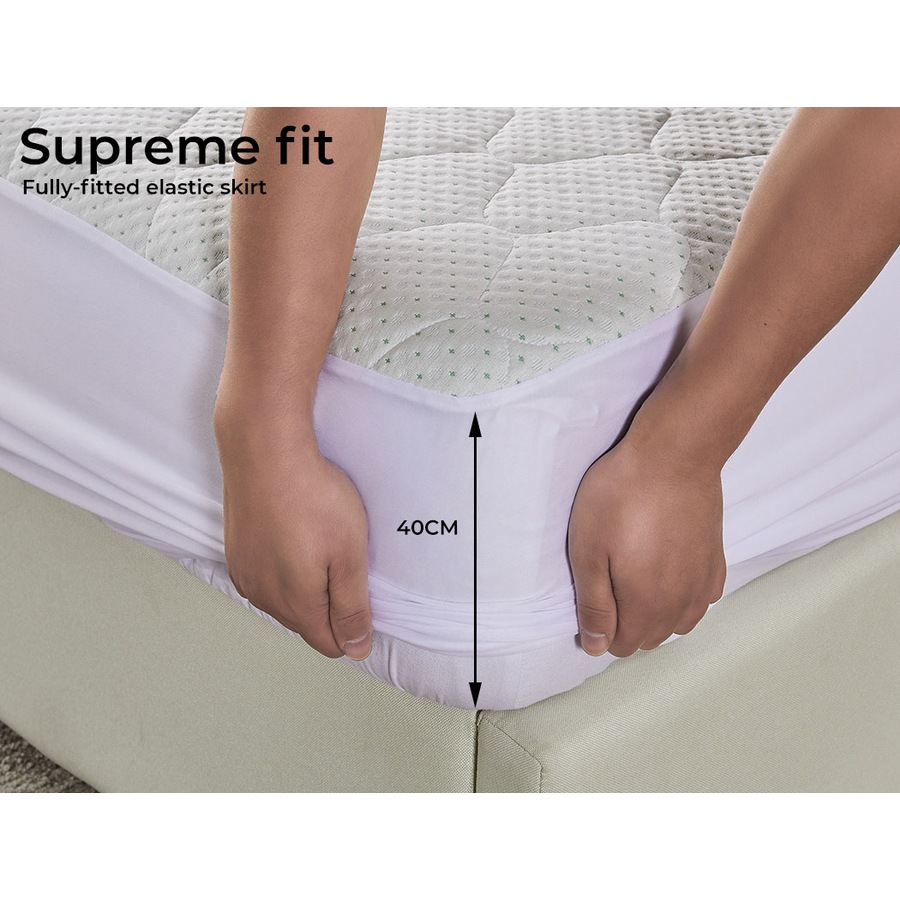 DreamZ King Bamboo Pillowtop Waterproof Mattress Protector