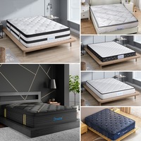 Dreamz Mattress Queen Double King Single Pocket Spring Firm Foam Euro Top Latex