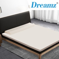 Dreamz Mattress Topper Memory Foam Toppers 7CM Underlay Breathable Mat Queen