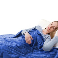 Dreamz Weighted Blanket Heavy Gravity Adults Deep Relax Kids Adult 5/7/9KG Blue