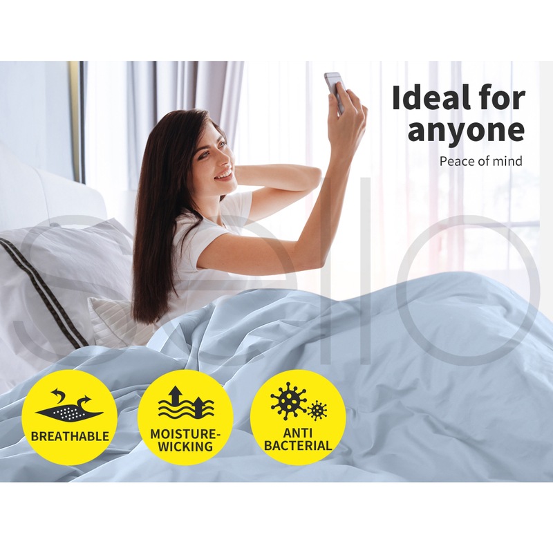 Buy DreamZ Weighted Blanket Bamboo Single Double Heavy Gravity Deep