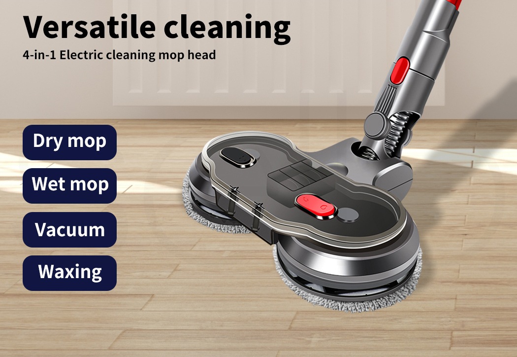 Traderight Electric Motorised Mop Head for Dyson V7 V8 V10 V11 V15 Vacuum Cleaners 6 Pads