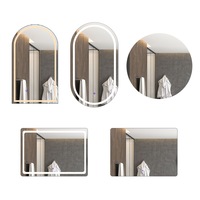 Emitto LED Wall Mirror Bathroom Mirrors Makeup Anti-fog Waterproof 3000K-6000K