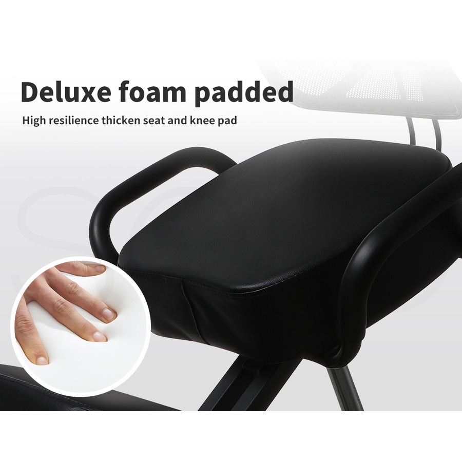 Levede Adjustable Ergonomic Kneeling Chair with Backrest