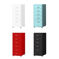 Levede 5 Drawer Office Cabinet Drawers Storage Cabinets Steel Rack Home Shelves