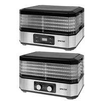 Spector Food Dehydrators Stainless Steel 5 Tray Beef Jerky Maker Fruit Pet Food Dryer
