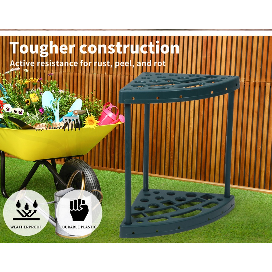 Traderight Garden Tools Rack Farm Shed Garage Storage Long Short Handles Organizer Holder