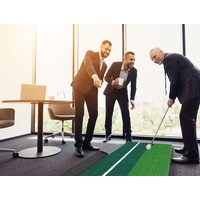 Centra Golf Putting Mat 250cmx40cm Portable Auto Return Practice Indoor Outdoor