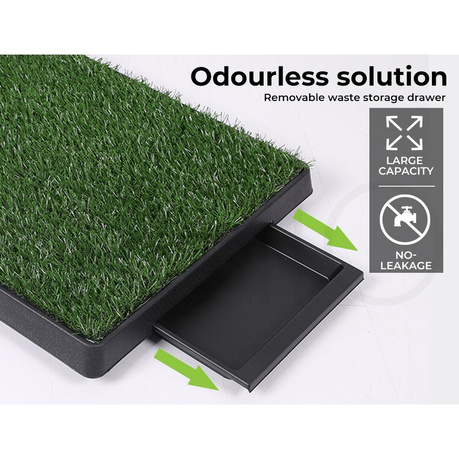 PaWz Grass Potty Dog Pad Training Pet Puppy Indoor Toilet Artificial Trainer Portable