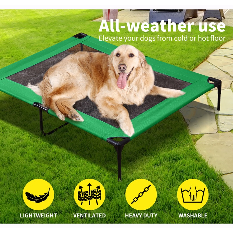 Buy Large Heavy Duty Pet Bed Trampoline Green MyDeal