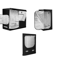 Traderight Grow Tent Indoor System Hydroponics Room 600D Oxford Plant Reflective Aluminium