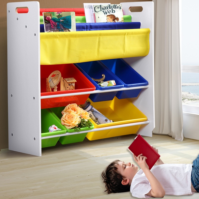 Levede Kids 3 Tier Toy Storage Shelf Buy Toy Shelves & 1246075