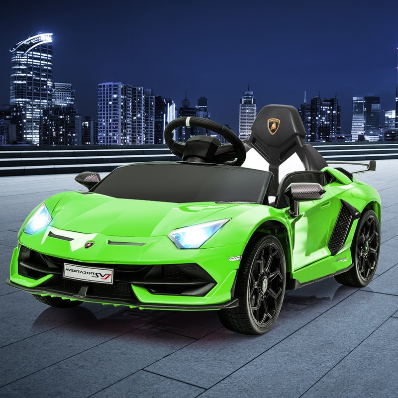 Buy Kids Ride On Car Lamborghini SVJ Licensed Electric Dual Motor Toy  Remote Control - MyDeal