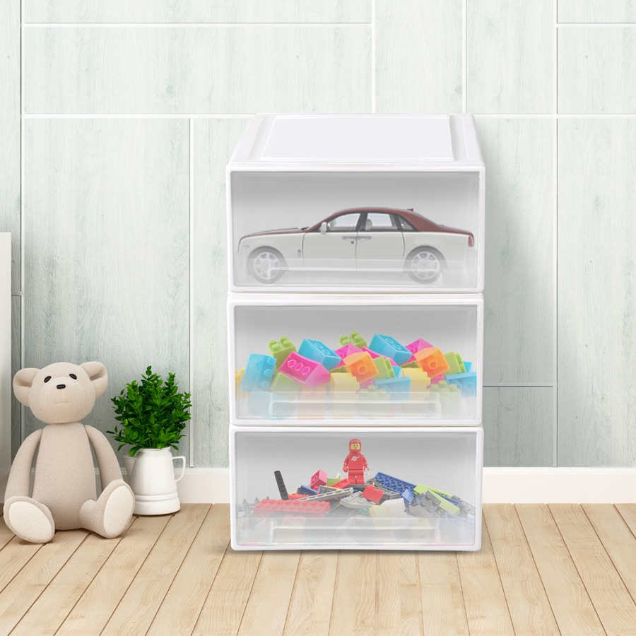 Buy Traderight Kids Toy Box Stackable Storage Drawers Palstic Clothes ...