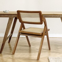 Levede 2x Foldable Accent Wooden Dining Chairs