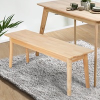 Levede 1x Dining Chair Bench Chair Seat Wooden Kitchen Outdoor Garden Patio