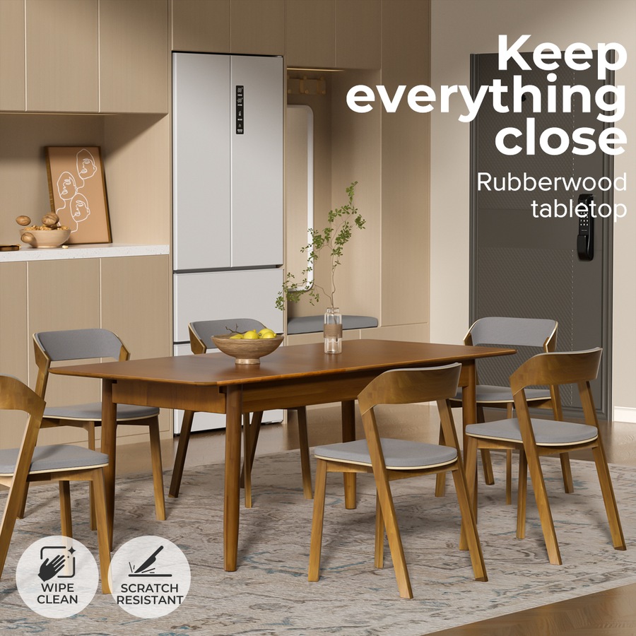 Levede Extendable Dining Table 1.6-2m