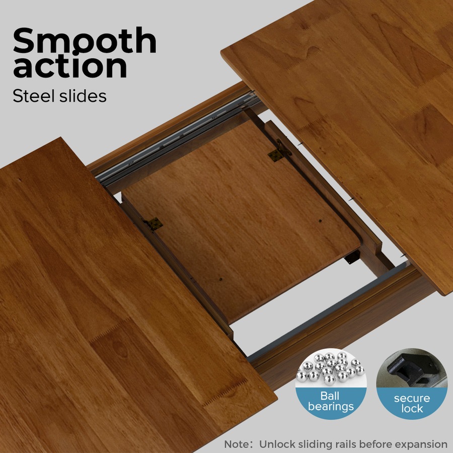 Levede Extendable Dining Table 1.6-2m