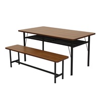 Levede Dining Set - Table, Bench, Set