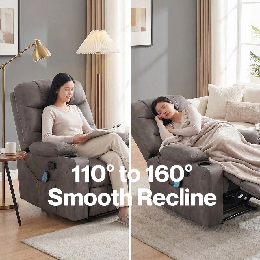Levede Recliner Chair 8-Point & Heated Massage Chair