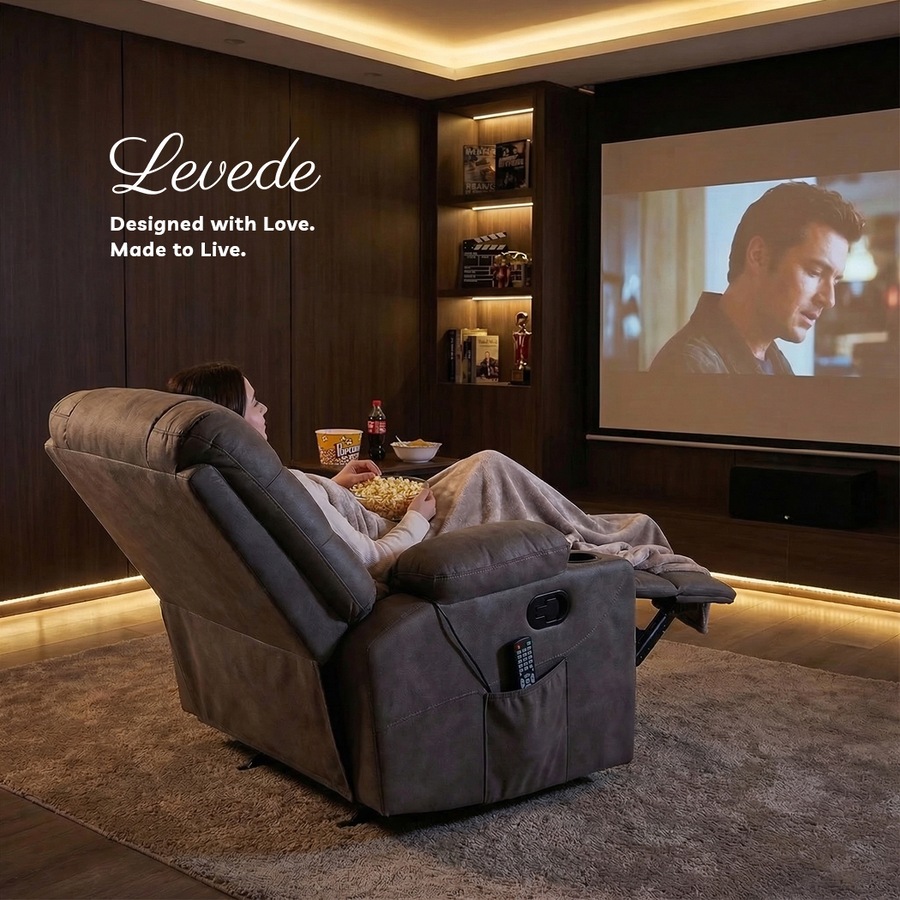 Levede Recliner Chair 8-Point & Heated Massage Chair