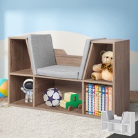 Levede Kids Bookcase Toys Box Shelf Storage Cabinet Container Reading Nook