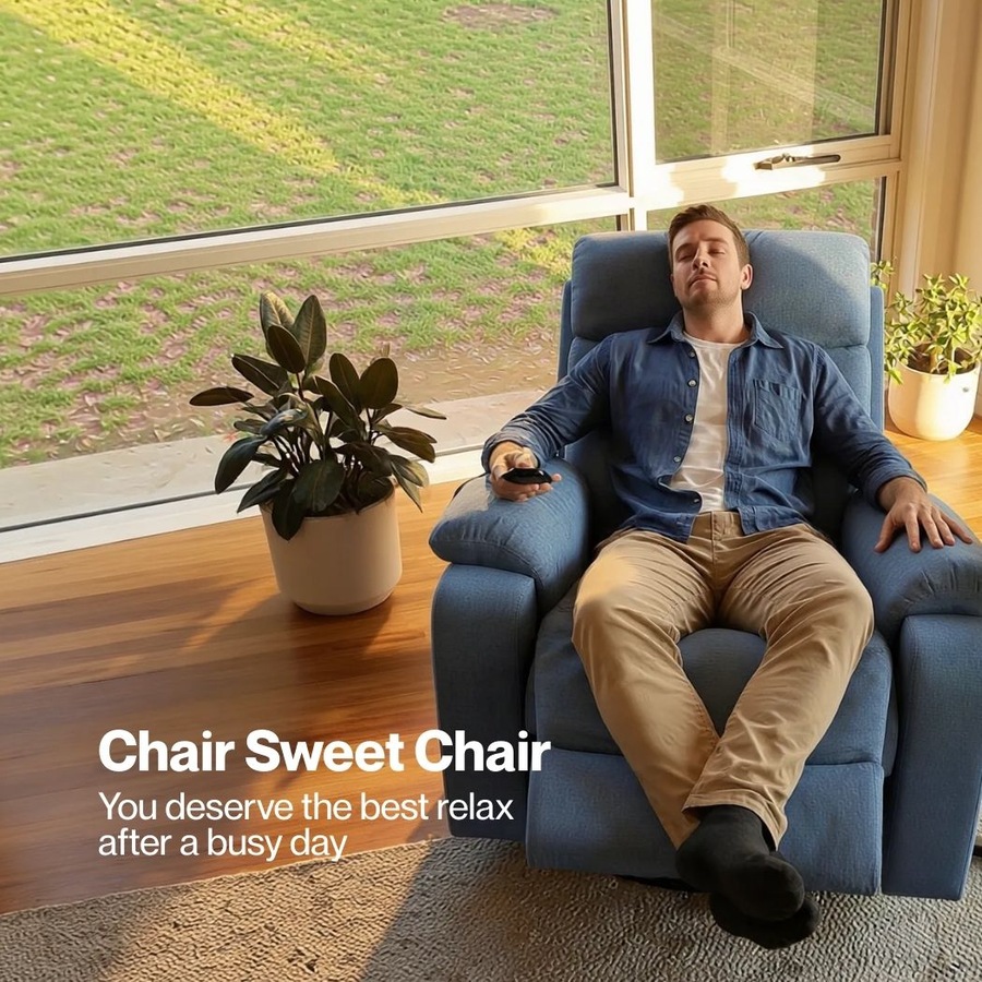 Levede Massage Chair Recliner Chairs Heated Lounge Sofa Armchair 360 Swivel