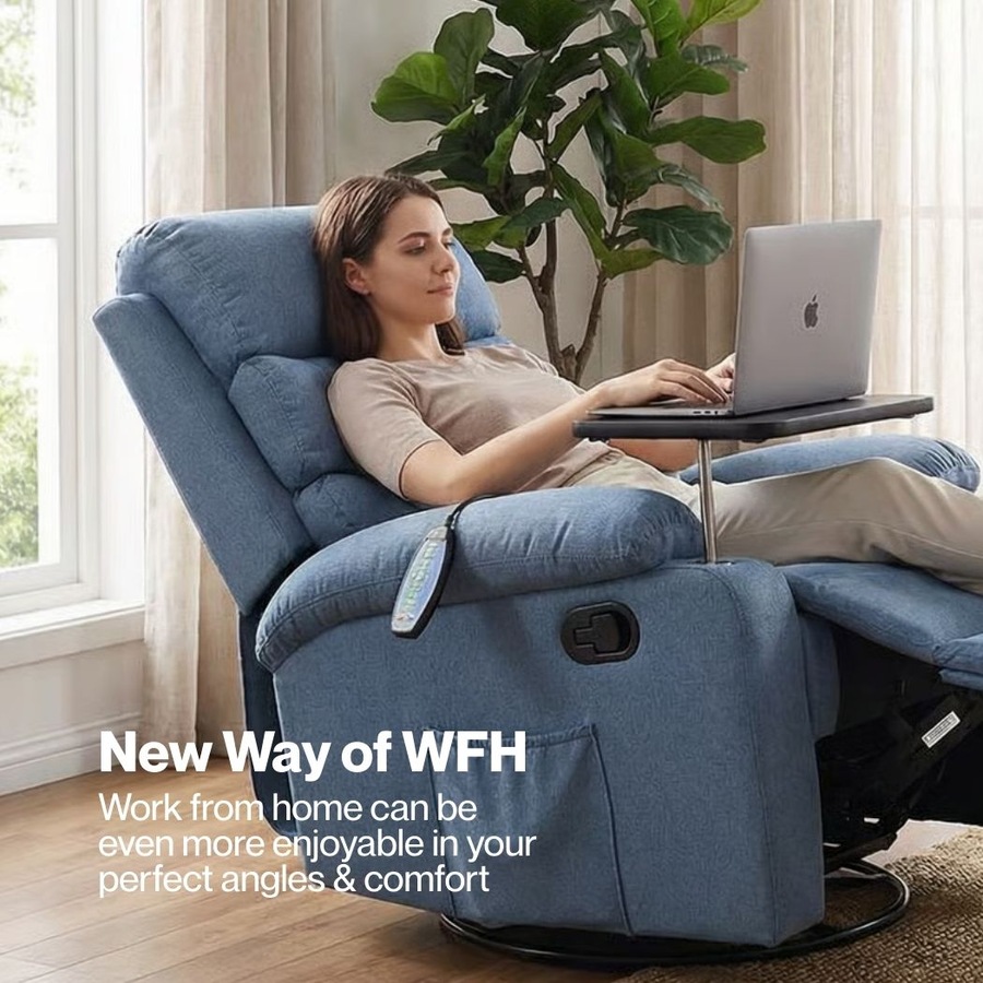 Levede Massage Chair Recliner Chairs Heated Lounge Sofa Armchair 360 Swivel