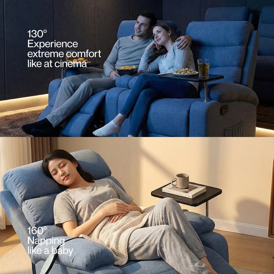 Levede Massage Chair Recliner Chairs Heated Lounge Sofa Armchair 360 Swivel