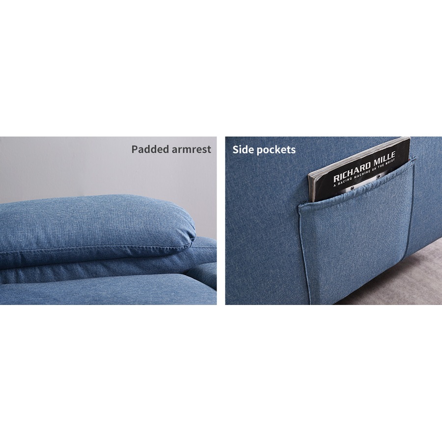 Levede Massage Chair Recliner Chairs Heated Lounge Sofa Armchair 360 Swivel