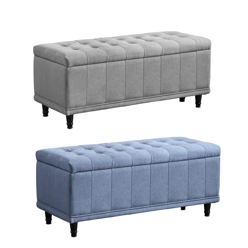 Buy Levede Storage Ottoman Blanket Box Foot Stool Couch Bed Large Chest