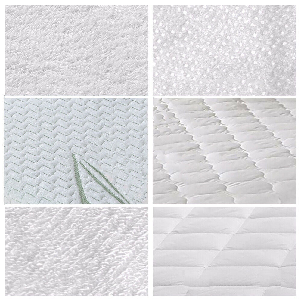Dreamz Mattress Protector Topper Waterproof Fitted Cover Queen King All Size