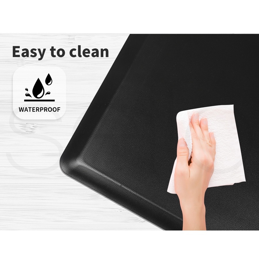 50x80cm Anti Fatigue Standing Mat Foam - Black