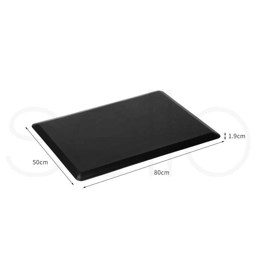 50x80cm Anti Fatigue Standing Mat Foam - Black