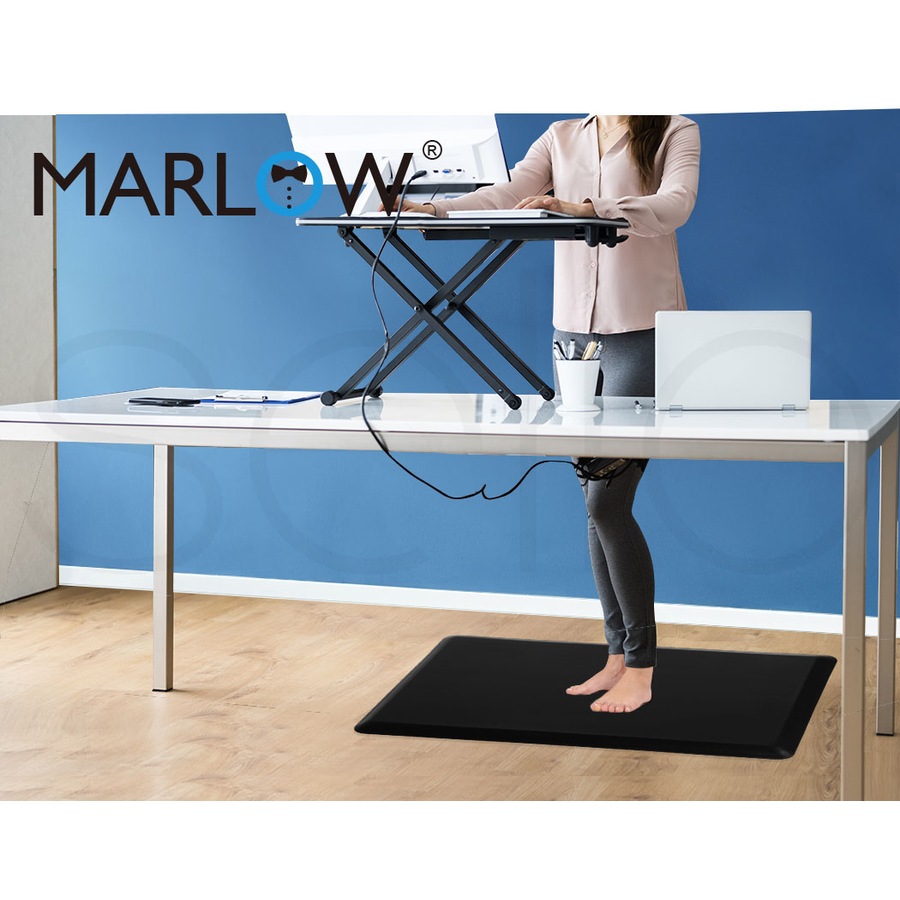50x80cm Anti Fatigue Standing Mat Foam - Black