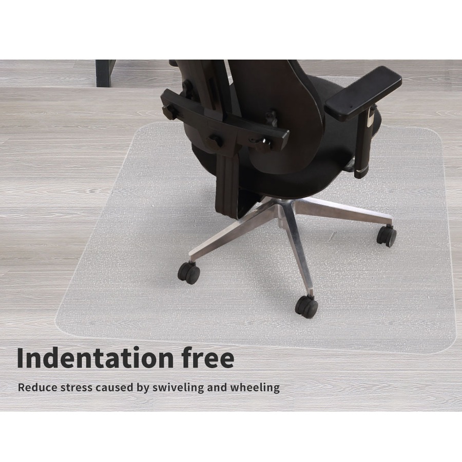 Marlow Chair Mat Protector for Timber Floors with Extension 135x114cm - Opaque White