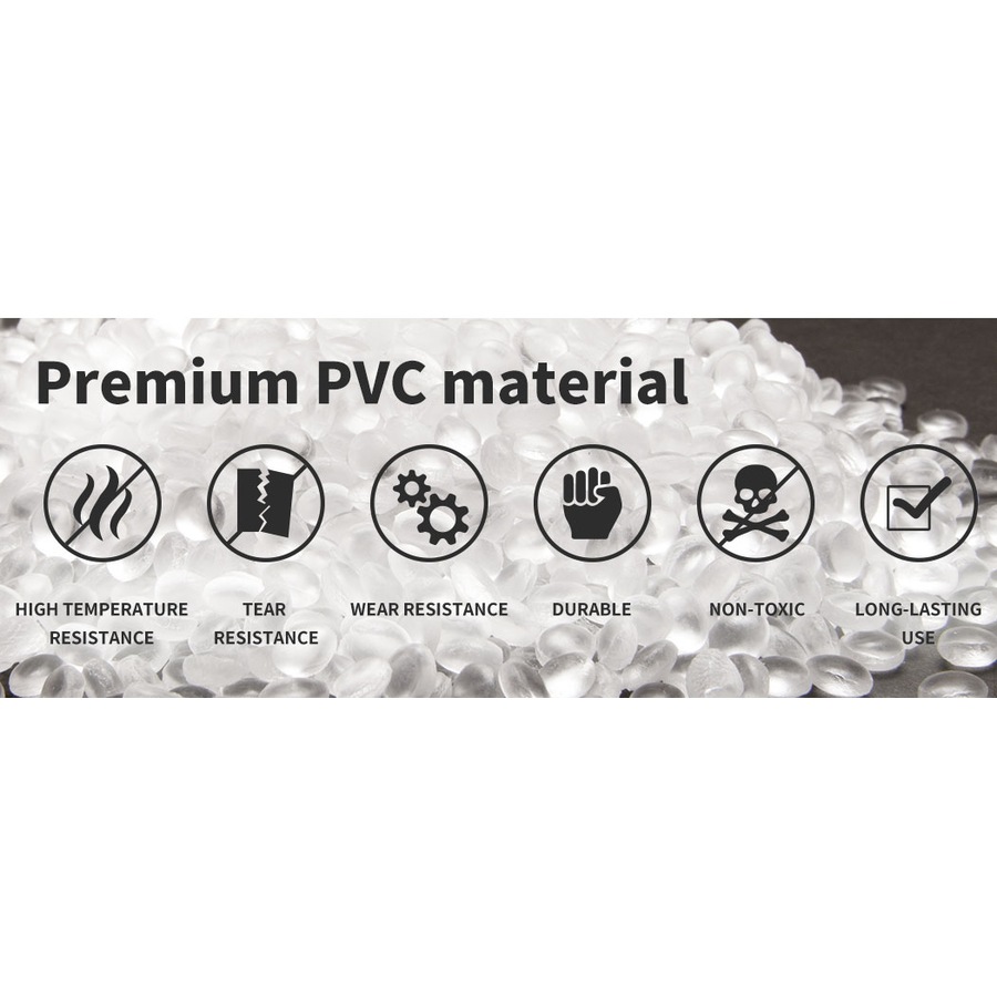 Marlow Chair Mat Protector for Timber Floors with Extension 135x114cm - Opaque White