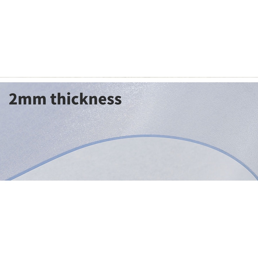 Marlow Chair Mat Protector for Timber Floors with Extension 135x114cm - Opaque White