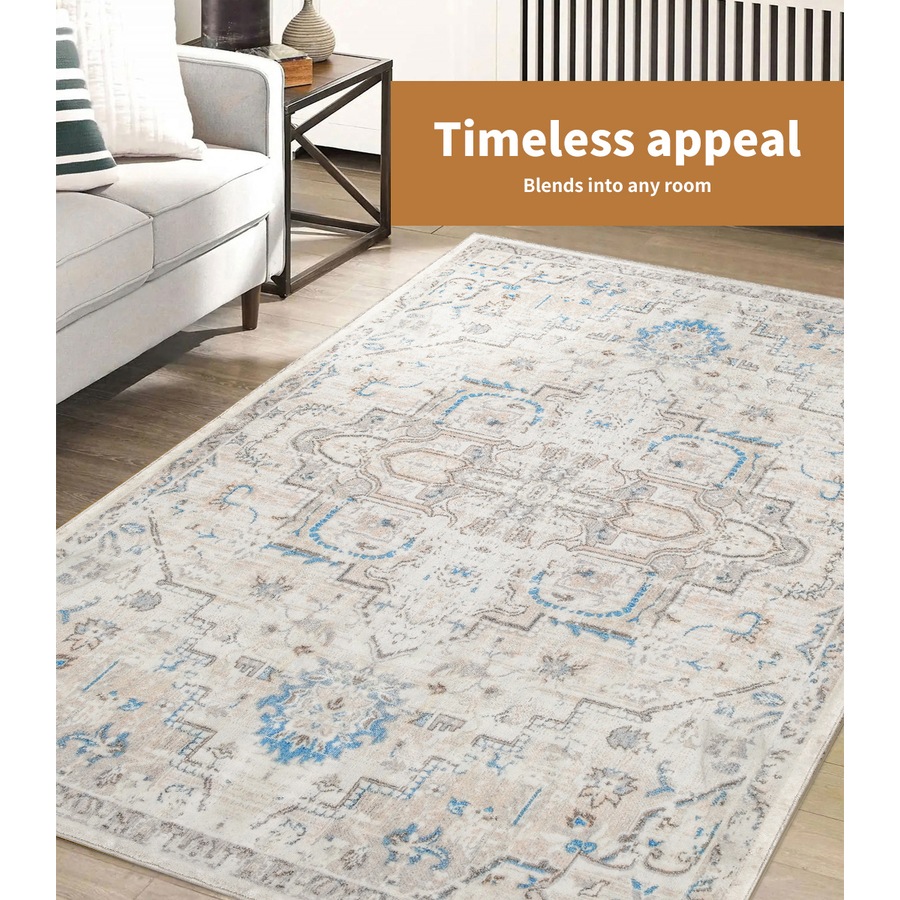 Marlow Floor Rug 160cm x 120cm Short Pile Vintage