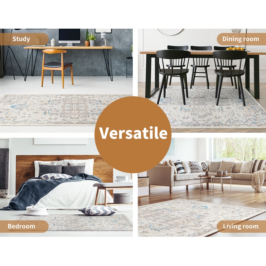 Marlow Floor Rug 160cm x 120cm Short Pile Vintage