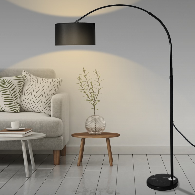 Buy Emitto Modern LED Floor Lamp Reading Light Free Standing Adjustable ...