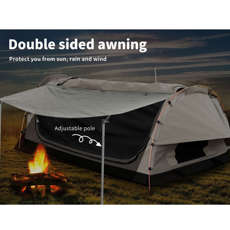 Mountview Double Swag Tent Grey Buy Swags 748116