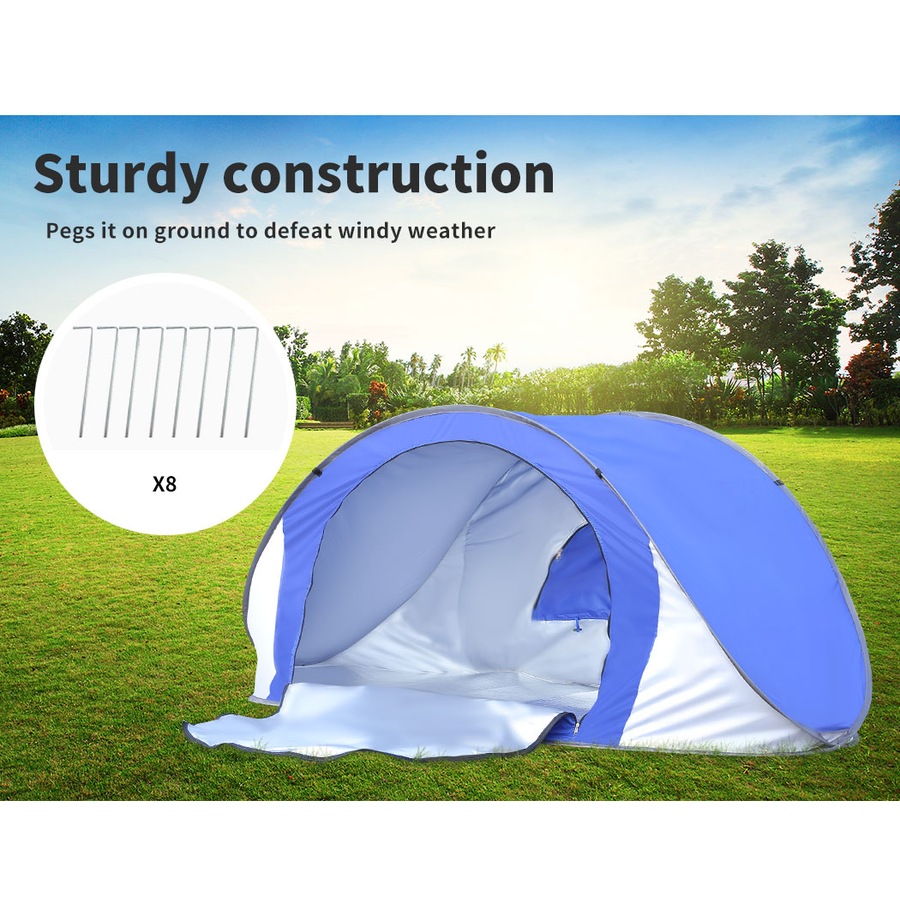 Mountview Pop Up Tent Beach Camping Tents 2-3 Person Hiking Portable Shelter