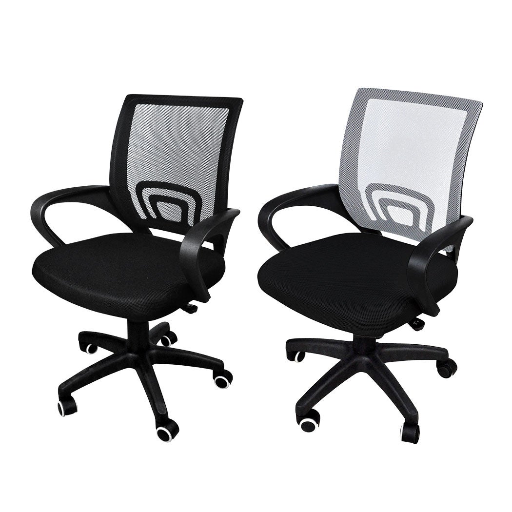 Levede Office Chair Gaming Computer Mesh Chairs Executive Seating Black Grey
