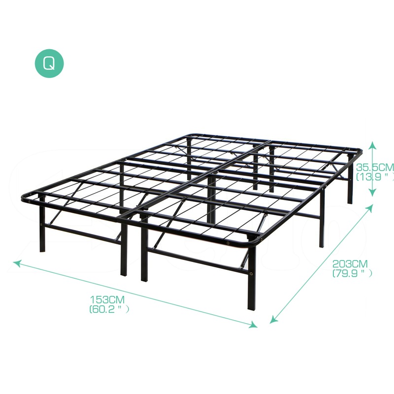 Buy Levede Dreamz Folding Metal Bed Frame MyDeal