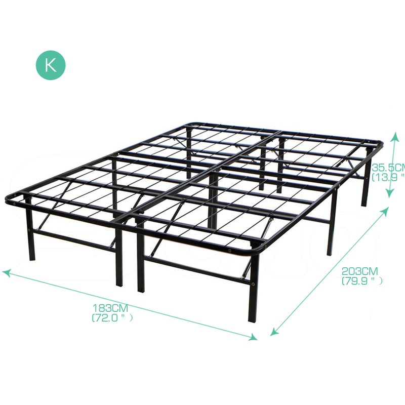 Buy Levede Dreamz Folding Metal Bed Frame Mydeal 