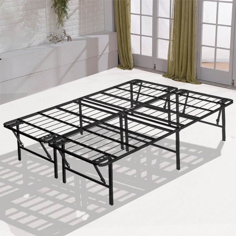 Buy Levede Dreamz Folding Metal Bed Frame - MyDeal