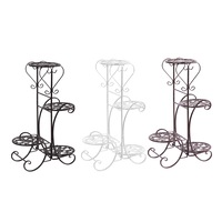 Levede Plant Stand Outdoor Indoor Metal Flower Pots Rack Corner Planter Shelf