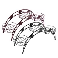 Levede Plant Stand Outdoor Indoor Metal Flower Pots Rack Corner Planter Shelf