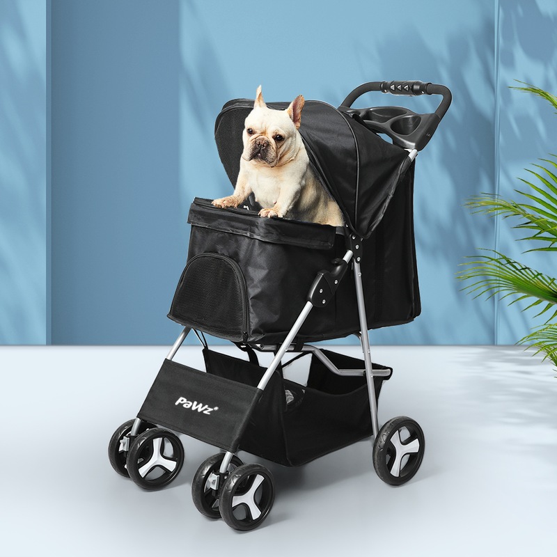 PaWz 4Wheeler Pet Pram Buy Fabric Crates & Carriers 1455580